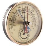 Max Min Thermometer en Hygrometer - Ideale broeikasthermometer en vochtigheidsmeter voor het bewaken van maximale en minimale temperaturen en vochtigheid, eenvoudig aan de muur te monteren
