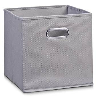 ZELLER Fleece Opbergmand - grijs - textiel