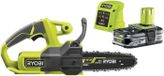 RYOBI 18V ONE+ Compacte accu-kettingzaag, 20 cm zwaardlengte, 4,6 m/s, zijdelingse kettingspanning, inclusief 2,5 Ah accu en 1,5 A oplader, RY18CS20A-125
