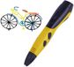 Allesto Stylo 3D - Kit de démarrage pour stylo 3D - Stylo 3D Enfants - Prend en charge les câbles PLA 12 couleurs - Cadeau de peinture DIY pour câbles ABS/PLA - Écran LCD pour enfants - Meilleur cadeau - Cadeau du Nouvel An - Jaune