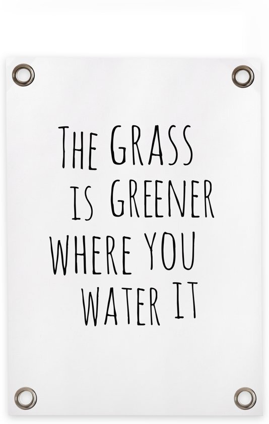 SIPP Outdoor Tuinposter The grass is greener - 50x70cm