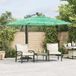 Prolenta Maison Exclusive Parasol met stalen mast, groen, 246x246x230 cm