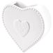 Humidificateur de radiateur - Céramique - Forme de cœur - 200 ml - Blanc