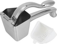 Merkloos Handmatige Citruspers - 304 Roestvrij Staal - Zilver