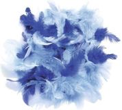 Merkloos Glorex Sierveertjes - dons - lichtblauw - decoratie veren - 10 gram/ 50x stuks