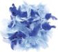 Merkloos Glorex Sierveertjes - dons - lichtblauw - decoratie veren - 10 gram/ 50x stuks