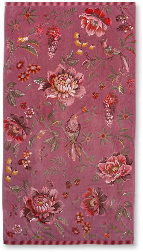 Pip Studio Strandlaken 100 x 180 cm Roze
