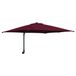 vidaXL Parasol de jardin bordeaux rouge 248,5 x 247,5 x 160 cm