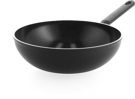 BK Easy Induction Ceramic wok 30 cm | PFAS-vrij | Zwart