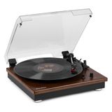 Audizio RP112D Draaitafel met riemaandrijving Donkerbruin Automatisch