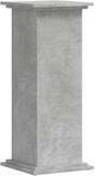 vidaXL Plantenstandaard 33x33x80 cm bewerkt hout betongrijs