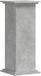vidaXL Plantenstandaard 33x33x80 cm bois travaillé gris béton