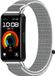By Qubix Qubix - Sport loop nylon bandje - Lichtgrijs - Geschikt voor Huawei Band 10 / 9 / 8