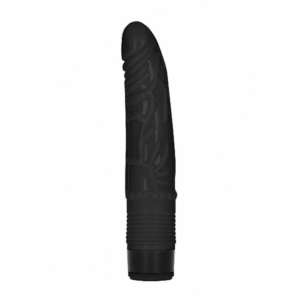 Shots - GC 8 Inch Slight Realistic Dildo Vibe - Black