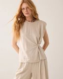 Summum - Jersey top linnenlook - 3s5299-30761