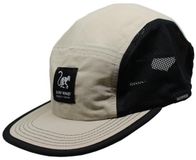 Surf Monkey 5-panel sportpet - Hardlooppet - Gerecycled - Waterdicht - Fluorvrije DWR-coating - Volwassenen (beige)