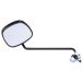 Busch &amp; MÜller Busch + Müller 922/16pm Angular Rearview Mirror for EUR.BUM Black