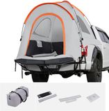 Merkloos Tente de pick-up - Tente - Tente de plage - Tente de camping - Étanche - Double couche PU2000mm - Convient pour 2-3 personnes - Bleu + Marron