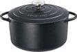 Kuchenprofi Provence 26cm rond zwart gietijzer 5,3 liter