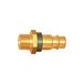 RIEGLER 107685-248.61 Onmiskenbare nippel NW 7,8, messing blank, G 1/4 AG, groen, 1 stuk