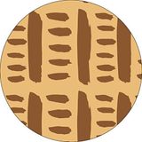 Bonateks Ronde digitaal bedrukte muismat, antislip onderkant, voor kantoor en thuis, diameter: 22 cm