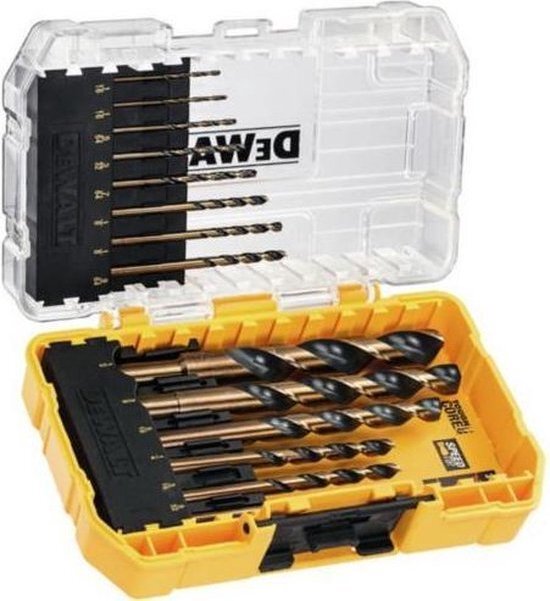 DeWalt Boorset - 14 delig - zwart