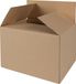 Merkloos / Sans marque Twepa B.V. Verzenddoos, enkele golf, 3 mm, bruin, 230 x 190 x 160 mm, 30 stuks