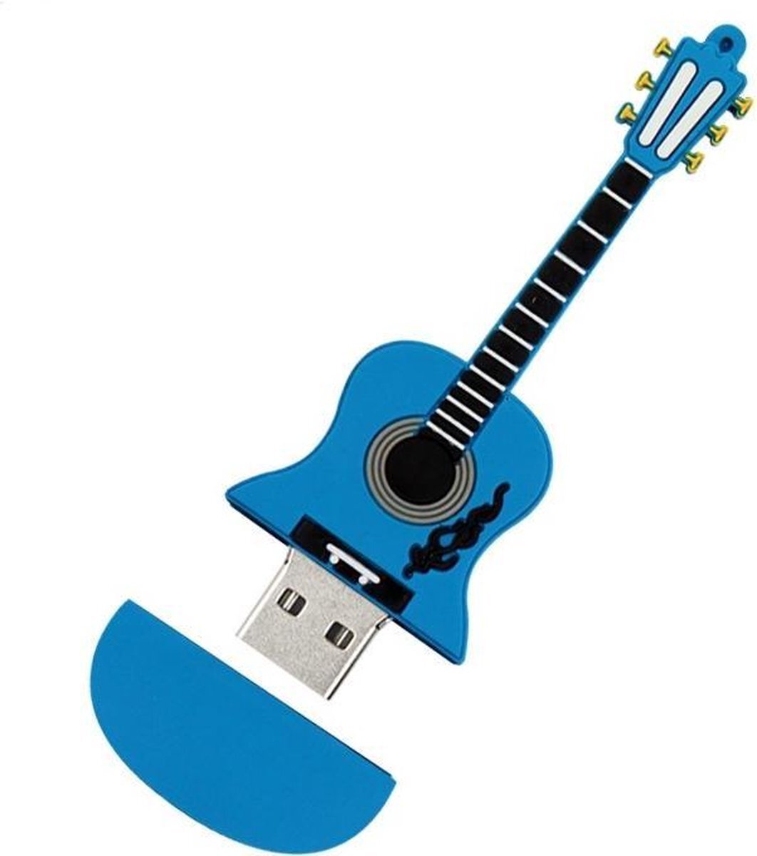 Allesmakkelijk.nl Elektrische gitaar usb stick 32gb Blauw