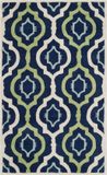 Safavieh Vloerkleed Mykonos Wol Donkerblauw 91 x 152 cm