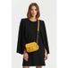 Coccinelle Sac bandoulière en cuir avec chaîne Jaune
