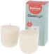Bolsius Clean Light Candle Refills Zero - 2 Pack - Unscented - 20 Hour Burn Time
