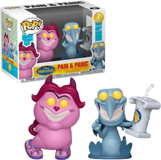 Funko Pop! Disney: Hercules, Panic & Pain, set van 2