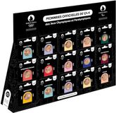 Display Monnaie de Paris Display met 33 medailles 1/4 van Euro PB 2024