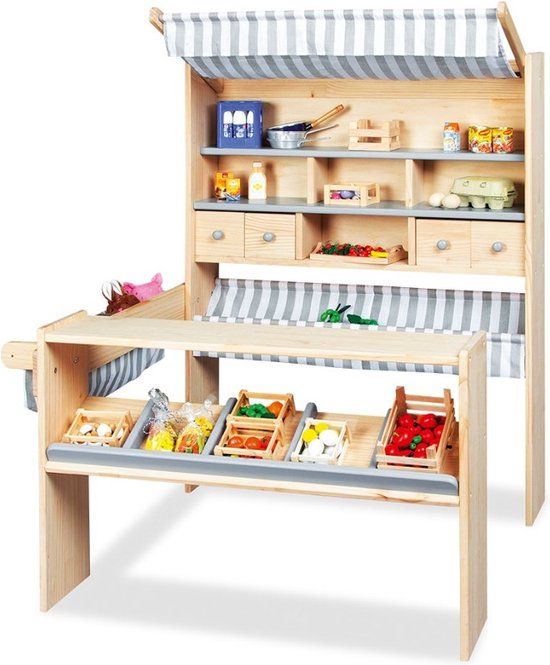 Pinolino Marktkraam Lucy grijs