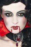Smiffys Vampier Make Up Set - with Fangs, Sponge, Face Paint and Blood in a Tube