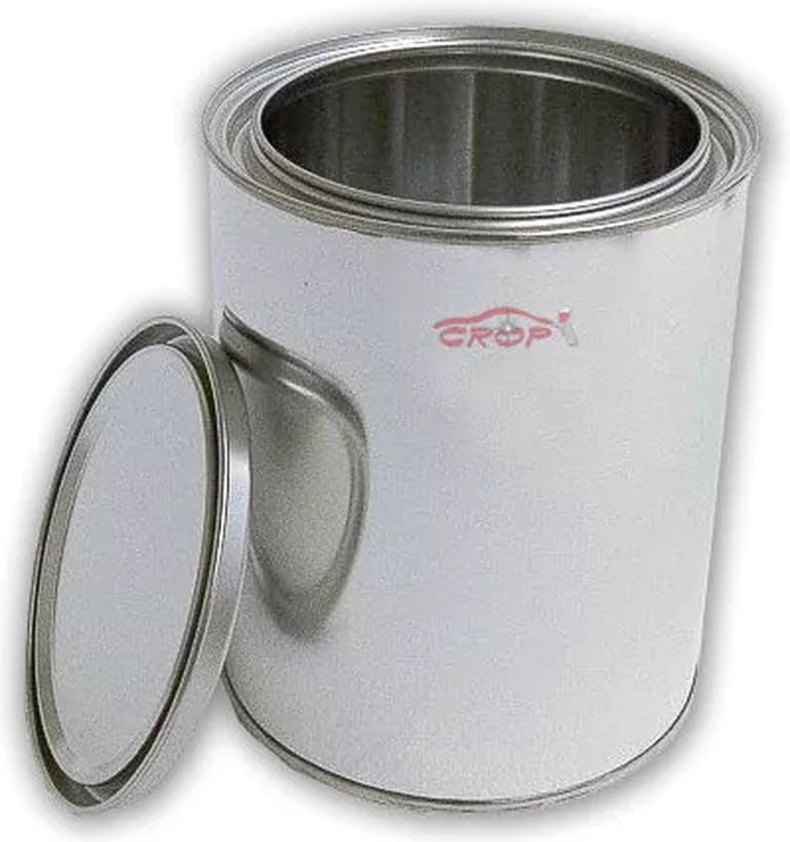 CROP Leeg Verfblik 1 liter + Deksel - Blank - Meerkleurig - 4016176341744