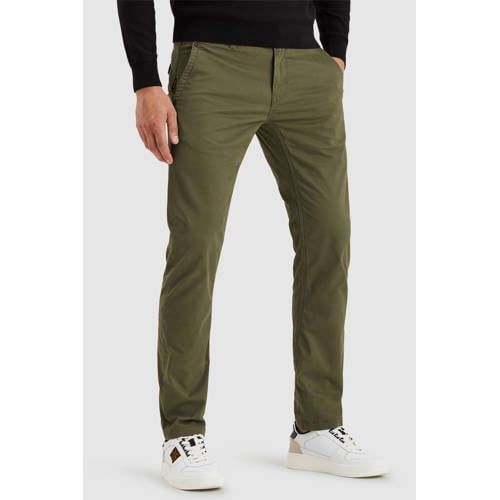 PME Legend American Classic relaxed fit chino donkergroen