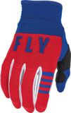 FLY Racing F-16 Rood Wit Blauw Maat XS Handschoen