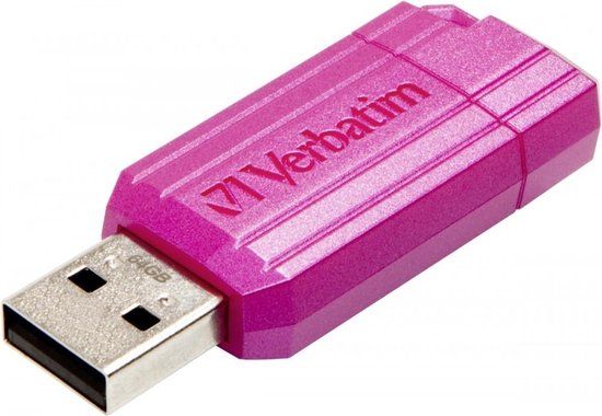 Verbatim Store 'n' Go Pinstripe USB 2.0 - 64GB - Hot Pink