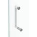 FASE Ensemble de boutons de porte de douche en aluminium, Ø 23 mm - aspect inox