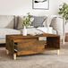 Maison Exclusive Table basse chêne fumé, 90x50x36,5 cm, fibre de bois