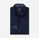 OLYMP Luxor modern fit donkerblauw button down overhemd lange mouw katoen heren EU46