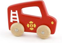 New Classic Toys Viga Toys Brandweerauto met handvat