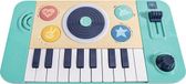 Eurekakids DJ-Mixer - DJ-Set pour Bébé avec Scratch, Piano et Effets - Bois et Plastique - Polyvalent et Robuste
