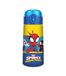 Seven Spiderman gourde isotherme, 460 ml, acier, paille, ouverture automatique, étanche, température : chaud 12 heures/froid 24 heures, école et maternelle