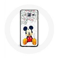 Maniacase Etui voor Samsung Galaxy J5 Mickey Mouse Bloemen Harten