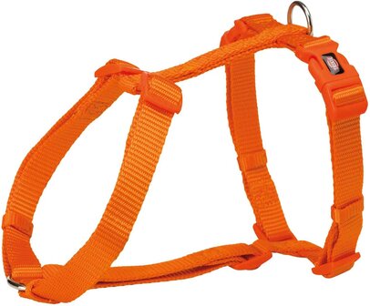 TRIXIE Hondentuigje - Premium H-tuig - L–XL: 75–120 cm - papaya