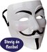 Happy Happenings Anonymous Masker - Wit - Halloween - V for Vendetta