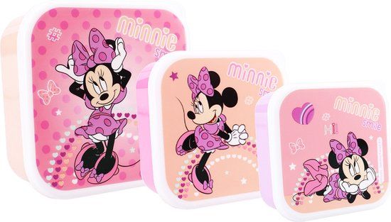 Vadobag Minnie Mouse Snackbox en Fruitdoos - 3in1