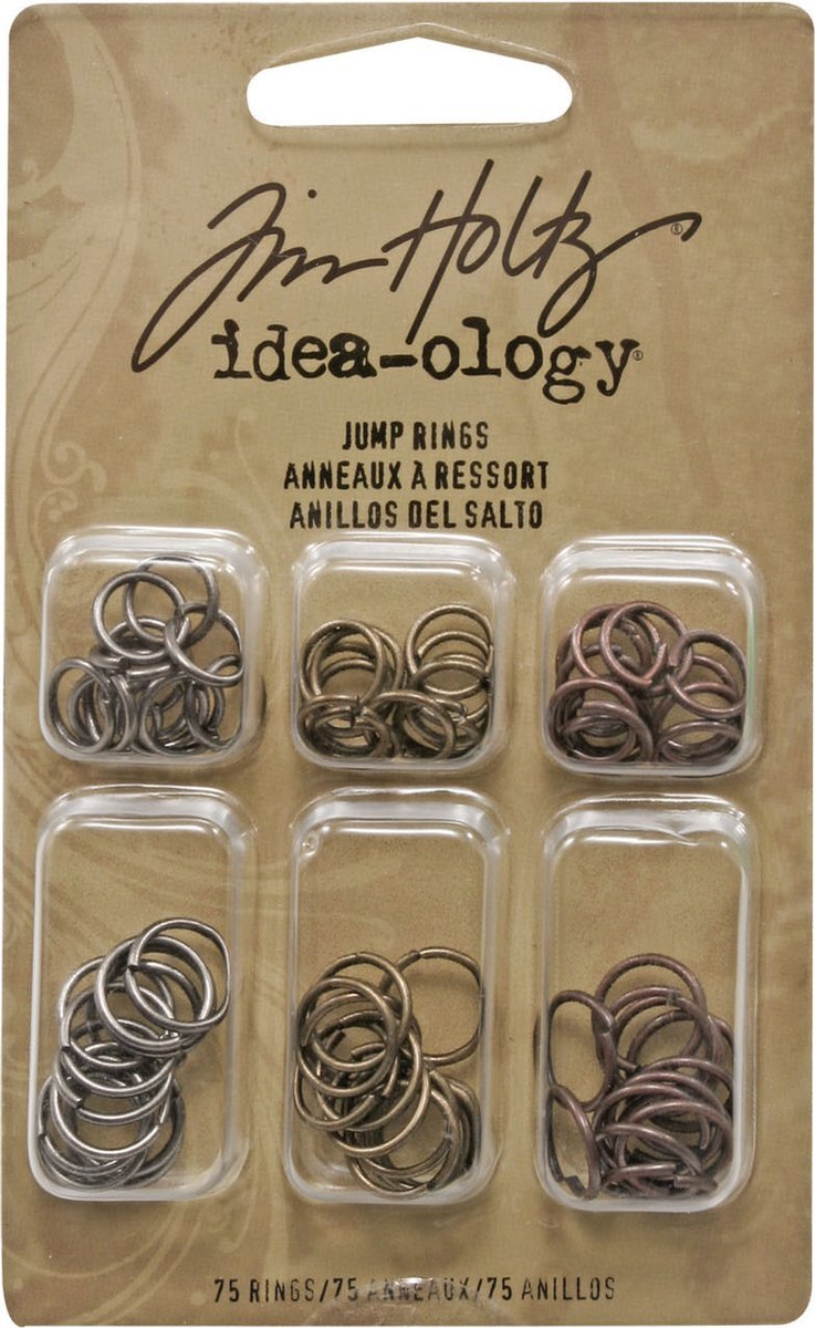 Advantus idea-ology jump ringen, nikkel antiek/messing/koper